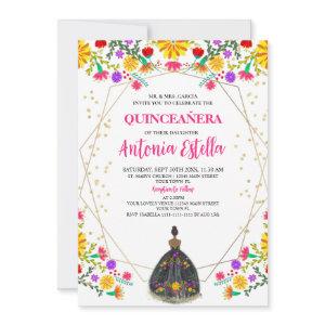 Quinceanera Mexican Fiesta Black Princess Dress