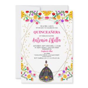 Quinceanera Mexican Fiesta Black Princess Dress
