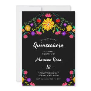Quinceanera Mexican Fiesta Floral Birthday