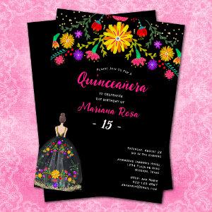 Quinceanera Mexican Fiesta Floral Birthday