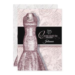 Quinceanera Party Blush Pink and White Roses