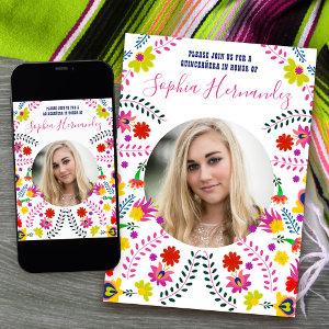 Quinceanera Photo Mexican Fiesta Party White