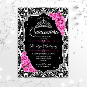Quinceanera - Pink Black Silver