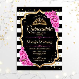 Quinceanera - Pink Gold Black