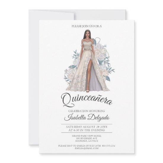 Quinceanera Princess Diamond Glitter Gown