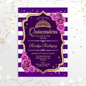 Quinceanera - Purple Gold