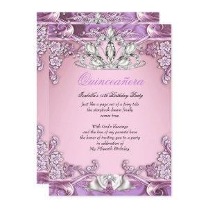Quinceanera Purple Pink 15th Birthday Party