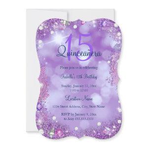 Quinceanera Purple Pink Ocean Sky Birthday Party