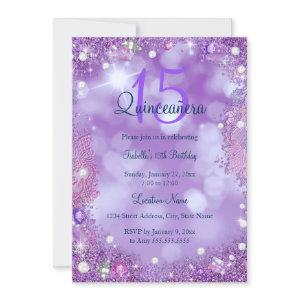 Quinceanera Purple Pink Ocean Sky Birthday Party