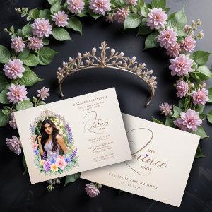 Quinceañera Romantic Glam Floral Ornate Arch