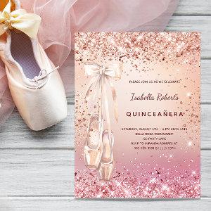 Quinceanera rose pink ballerina budget  flyer