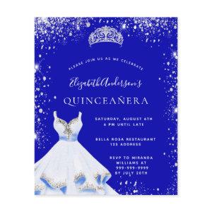 Quinceanera royal blue dress