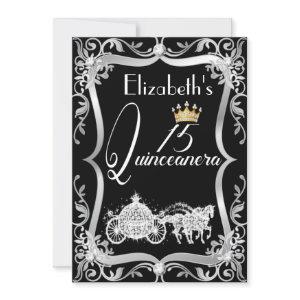 Quinceanera Silver Princess Carriage Birthday