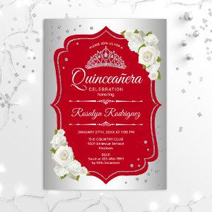 Quinceanera - Silver Red