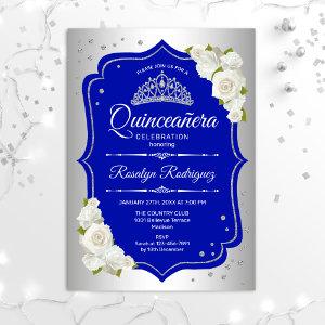Quinceanera - Silver Royal Blue