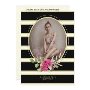 Quinceañera Sophisticated Floral Garland Photo