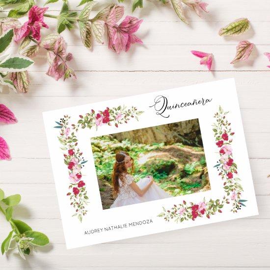 Quinceañera Spanish Whimsical Typography