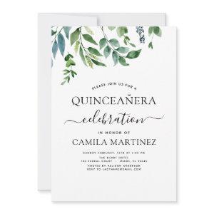 Quinceanera Spring Botanical Greenery