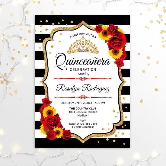 Quinceanera - Sunflowers Roses