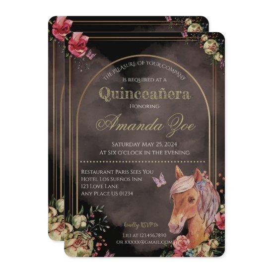 Quinceañera/Sweet 16 Horse design