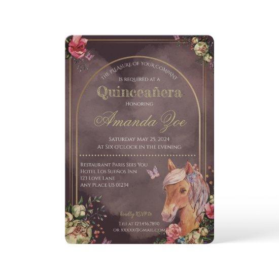 Quinceañera/Sweet 16 Horse design