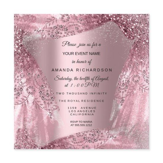 Quinceanera Sweet 16th 15th Birthday Pink Dress
