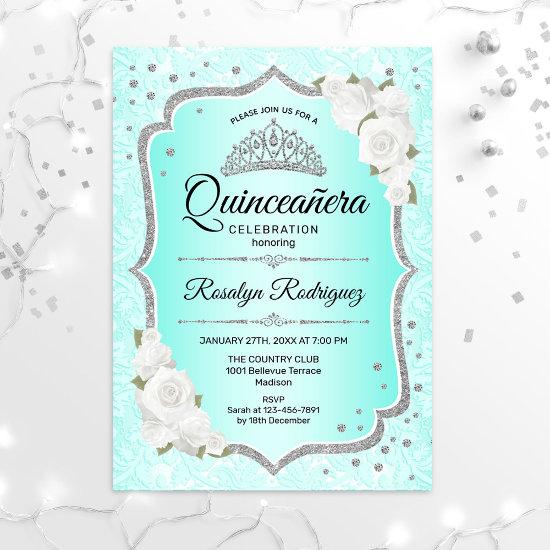 Quinceanera - Turquoise Silver