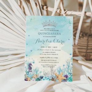 Quinceañera Under the Sea Beach Shells Corals