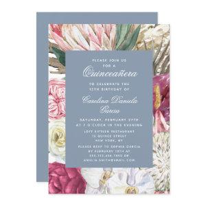 Quinceañera Watercolor Floral