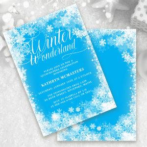 Quinceanera Winter Wonderland Snowflake