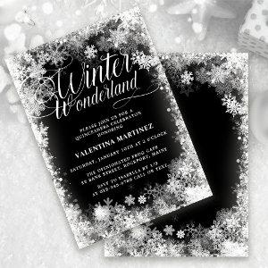 Quinceanera Winter Wonderland Snowflake