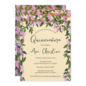 Quinceañera Wisteria Vines Floral Custom Photo