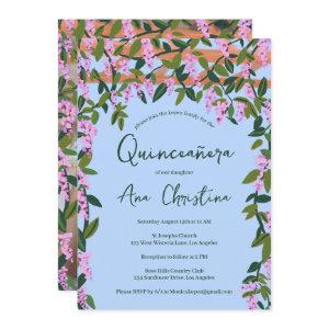 Quinceañera Wisteria Vines Floral Custom Photo