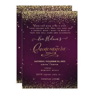 Quinceañera, Written in the Star, DIY Burgundy