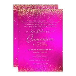 Quinceañera, Written in the Star, Hot PInk
