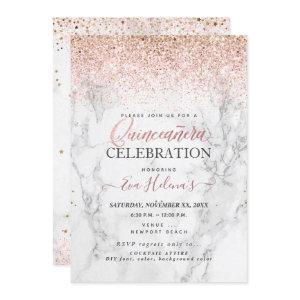Quinceañera, Written in the Star, Marble+Rose Gold