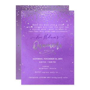 Quinceañera , Written in the Stars, DIY Purple