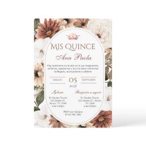Quincenera  in Spanish BohoFloral