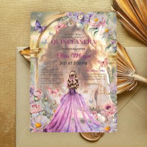 Quintencera Glam Purple Dress Birthday Party Vellum