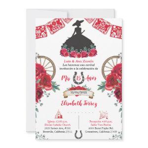 Red Black Dress Charra , Charro Mexican