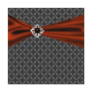 Red Black Tie Party Elegant Black Party