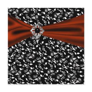 Red Black Tie Party Elegant Black Party