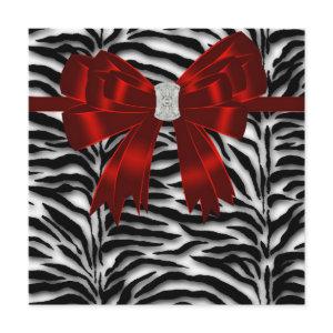Red Black Zebra All Occasion