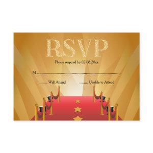 Red Carpet Hollywood Star RSVP