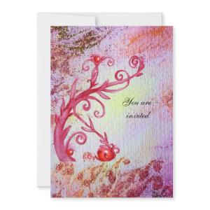 RED MAGIC SWIRLS IN  PURPLE YELLOW GOLD SPARKLES