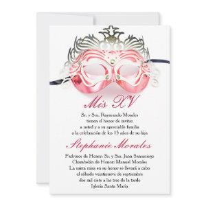 Red Masquerade Quinceanera Birthday