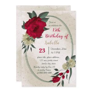 red pale yellow flowers botanical birthday
