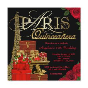 Red Paris Quinceanera