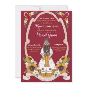 Red  Quinceanera Charra, Rancho Charro Western