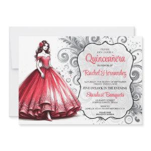 Red Quinceañera Girl